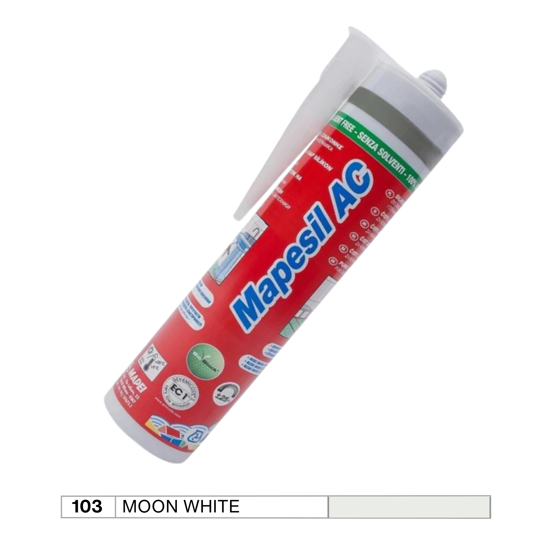 Mapei Moon White 103 Silicone 310ml Cartridge