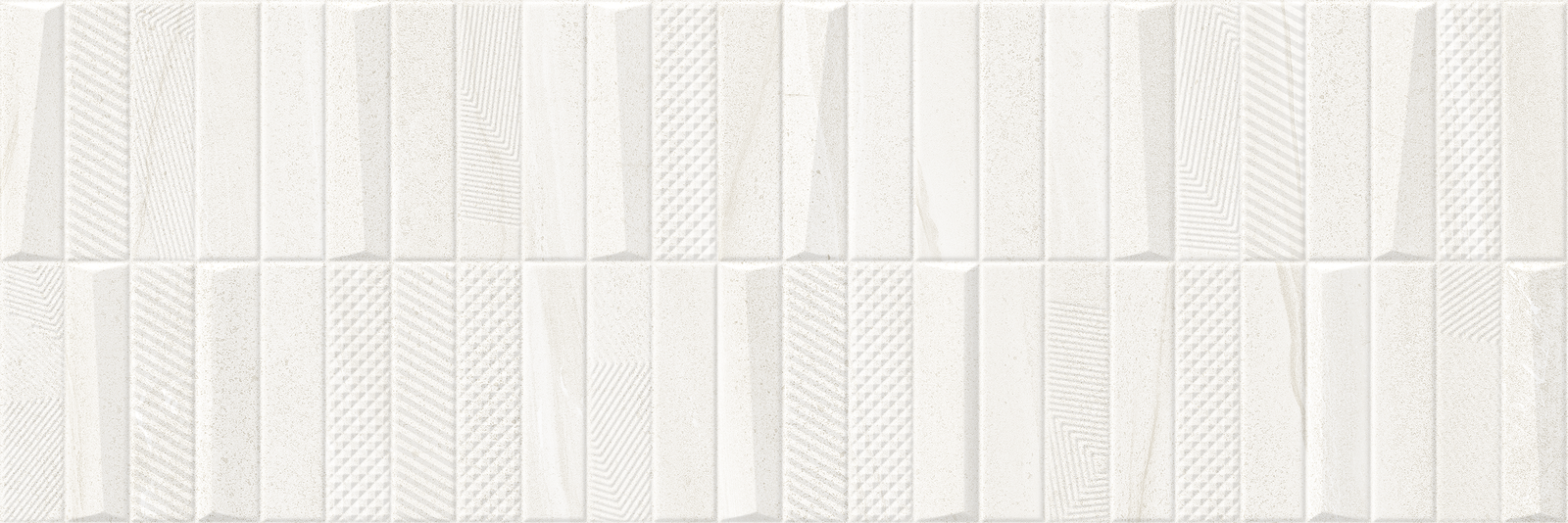 Burtino Decor Cream Pattern Ceramic Matt Wall Tile 30x90cm