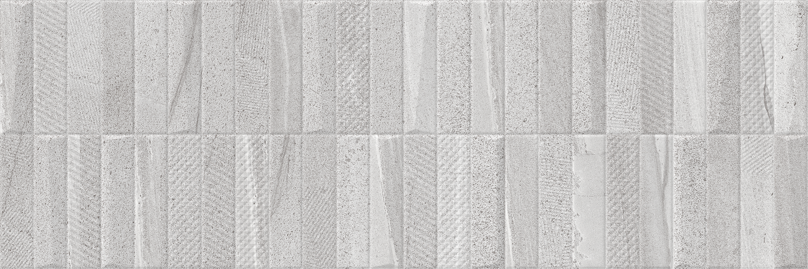 Burtino Decor Grey Pattern Ceramic Matt Wall Tile 30x90cm
