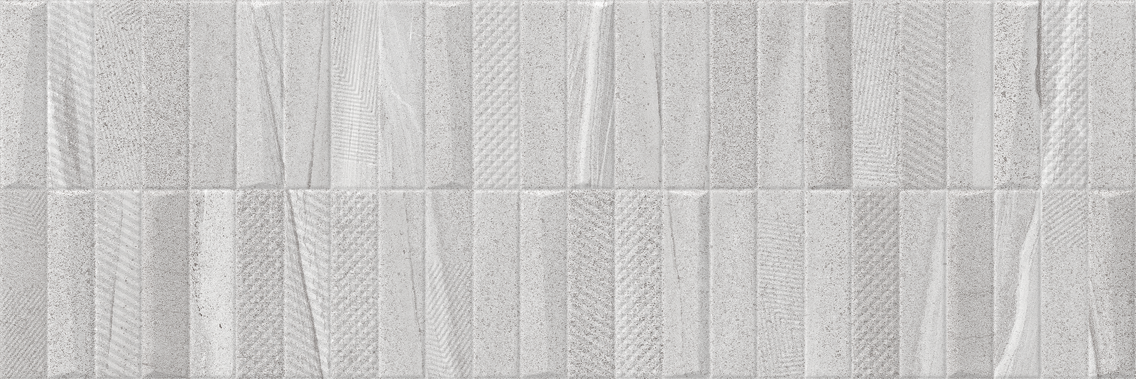 Burtino Decor Grey Pattern Ceramic Matt Wall Tile 30x90cm