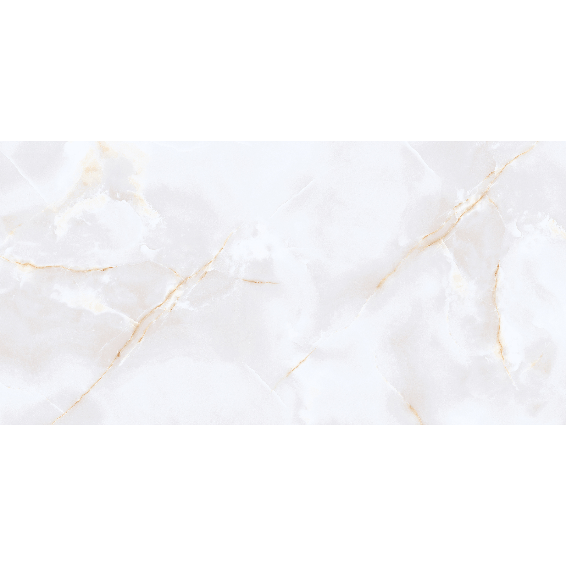 Silea Onyx Gold Effect Polished Porcelain Tile 60x120cm