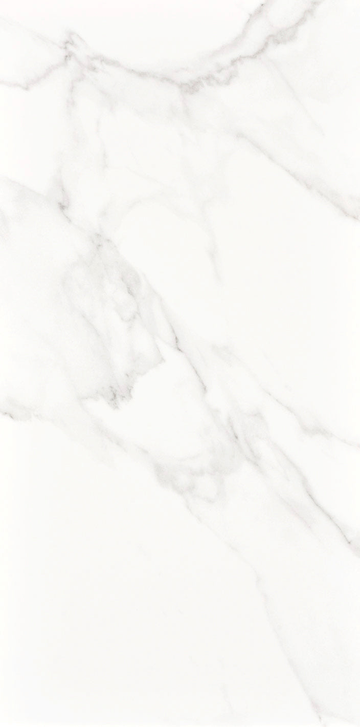 Serenity Marble White Porcelain Sugar Textured Tile 60x120cm