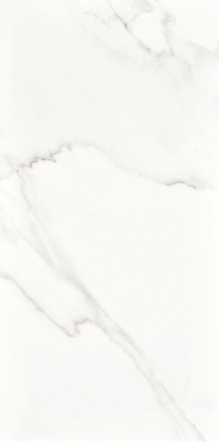 Serenity Marble White Porcelain Sugar Textured Tile 60x120cm
