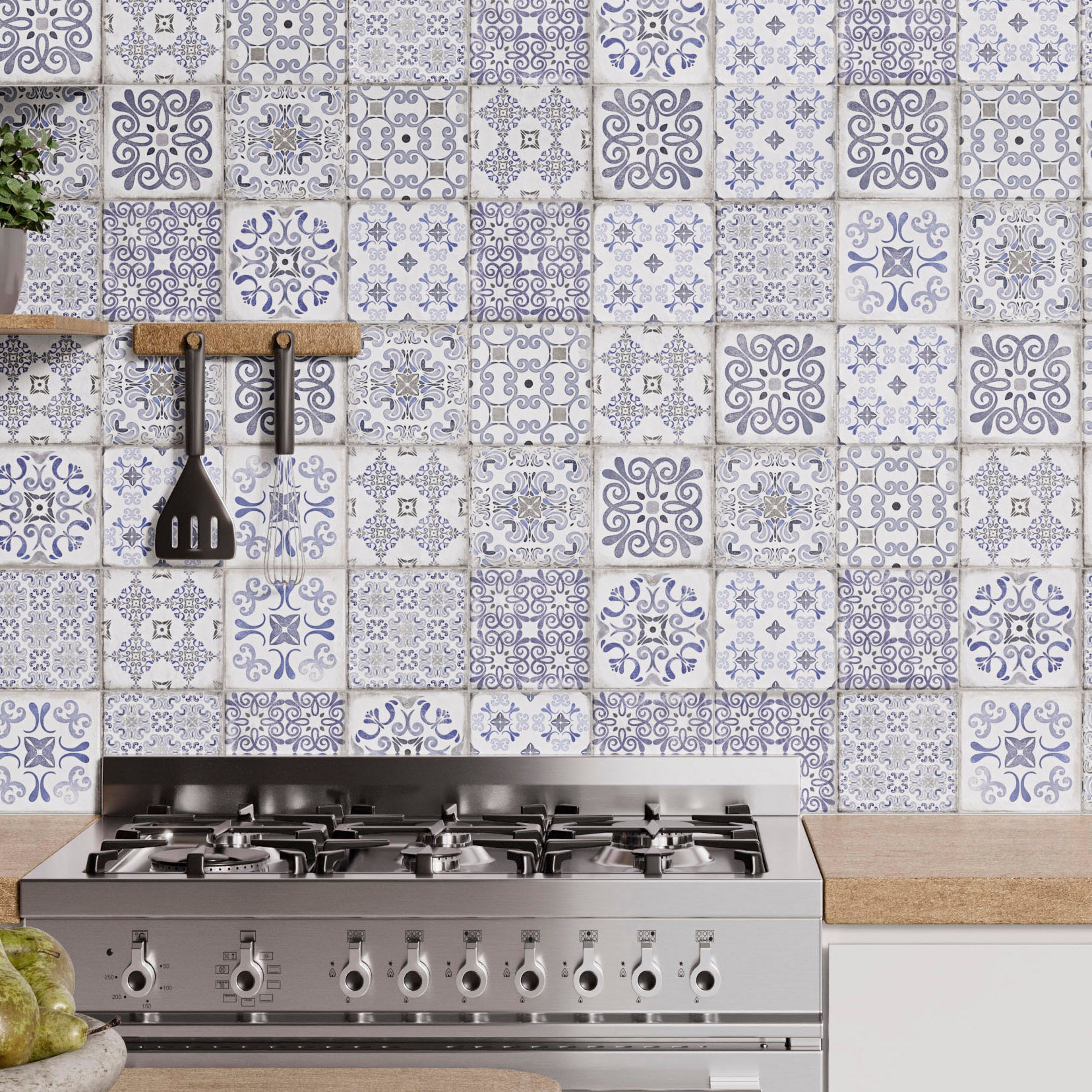 Paris Blue Ceramic Gloss 15x15cm