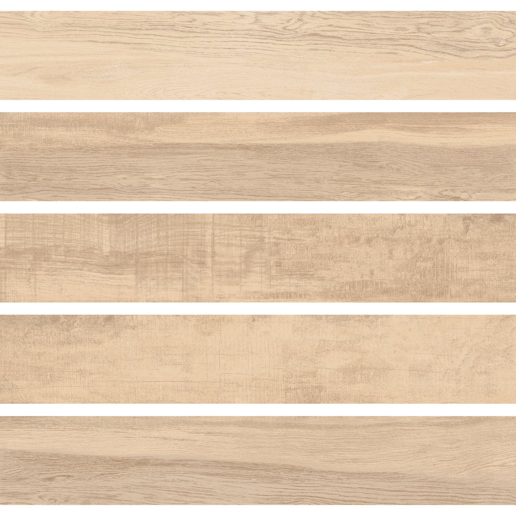 Drevara Almond Wood Effect Porcelain Matt Tile 15x90cm