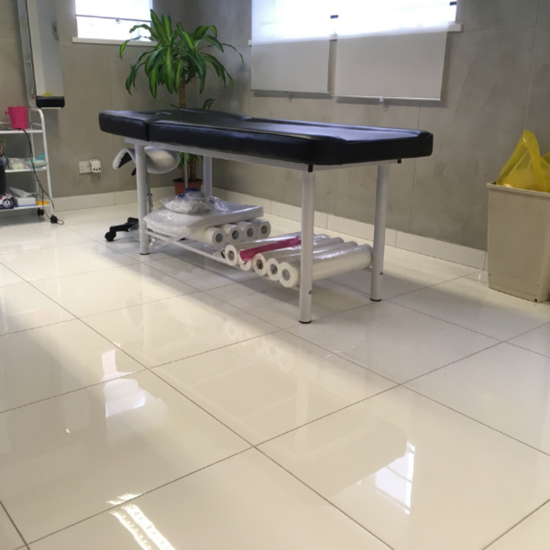 Alpina White Rectified Polished Porcelain Tile 80x80cm
