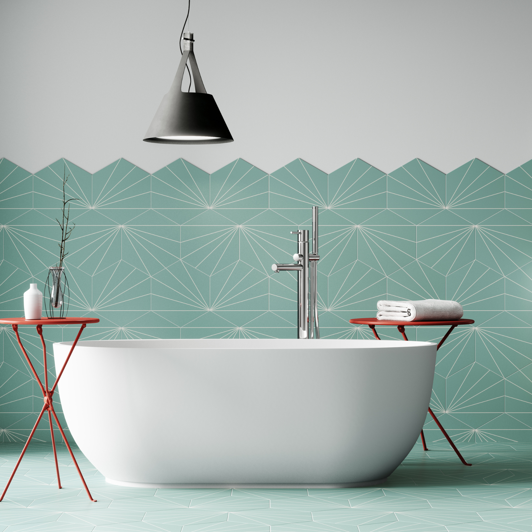 Valentta Aqua Porcelain Matt 28.5x33cm