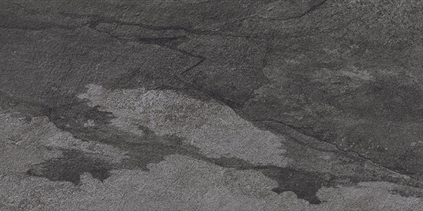 Biella Black Slip Resistant Porcelain Tile 30x60cm