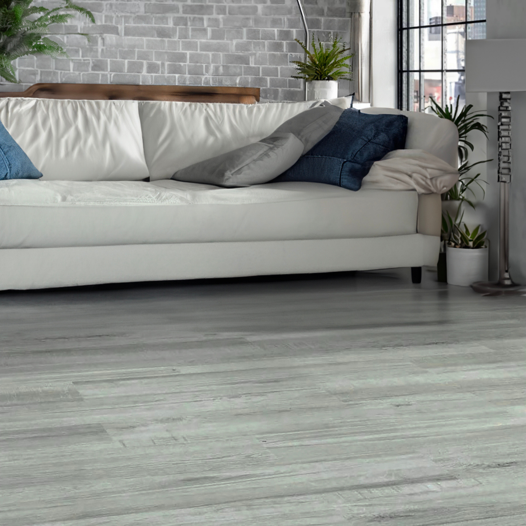 Beaumont Gris Wood Effect Porcelain Matt Tile 15.3x58.9cm