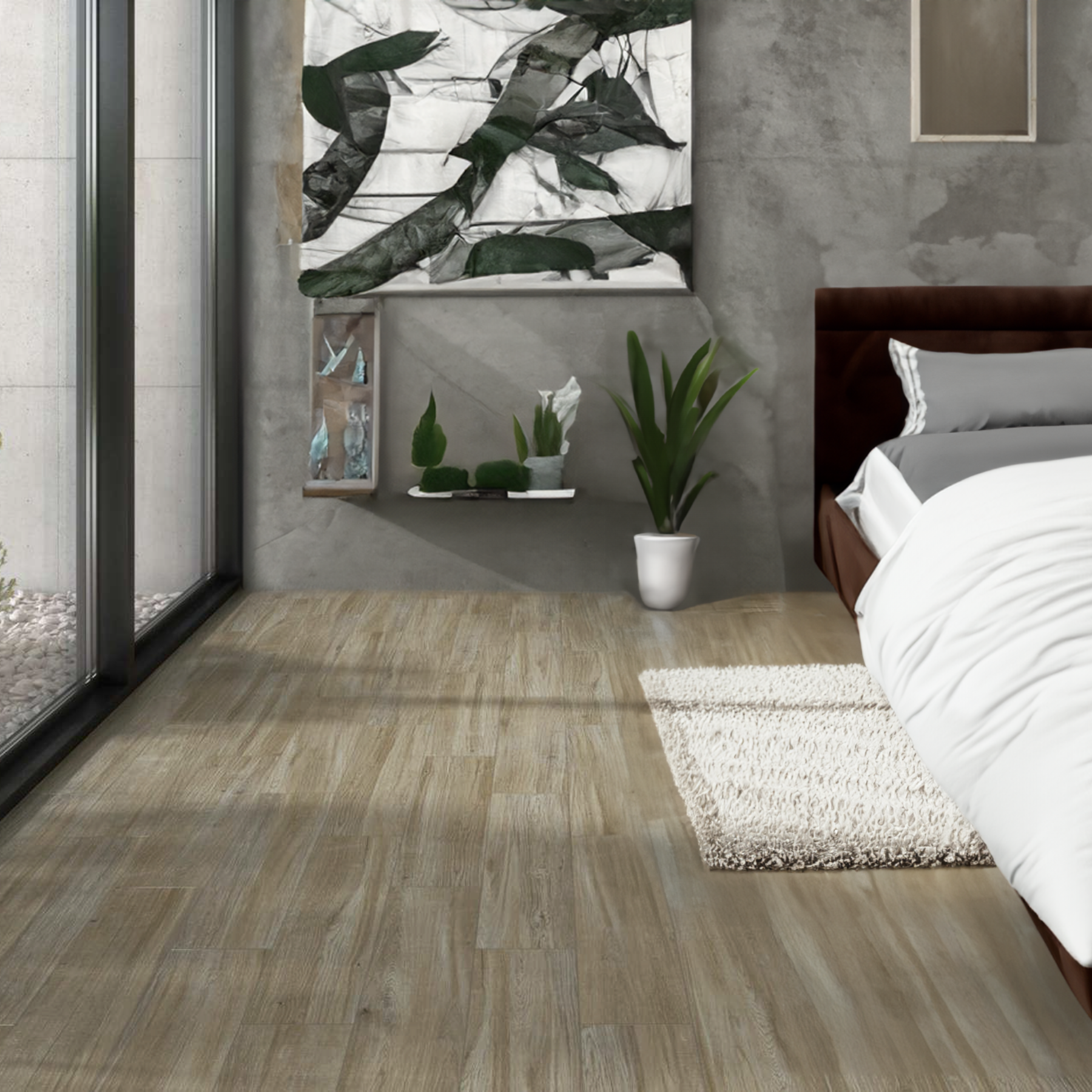 Beaumont Taupe Wood Effect Porcelain Matt 15.3x58.9cm