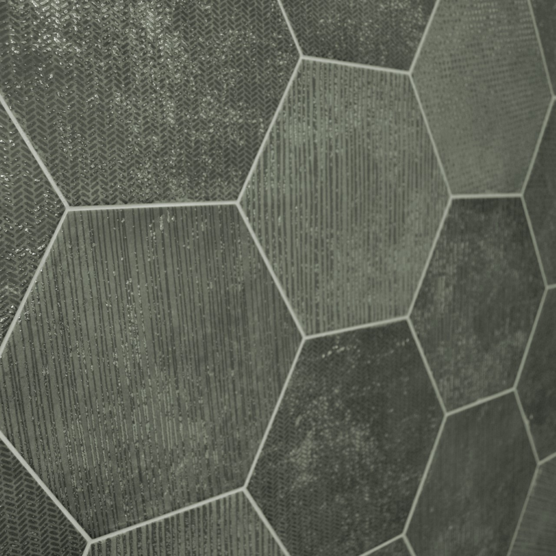 Bojano Esmeralda Green Hexagonal Porcelain Tile 23x27cm