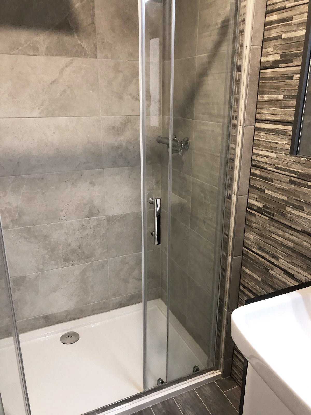 Bon Grey Stone Effect Slip Resistant Porcelain Tile 30x60cm