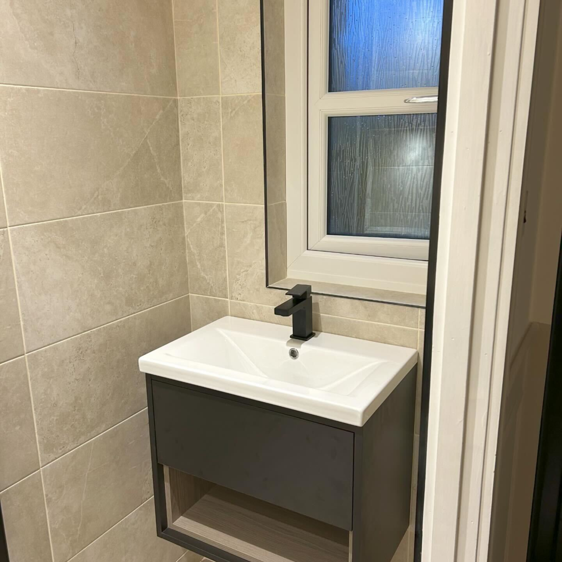 Bon Ivory Stone Effect Slip Resistant Porcelain Tile 60x60cm