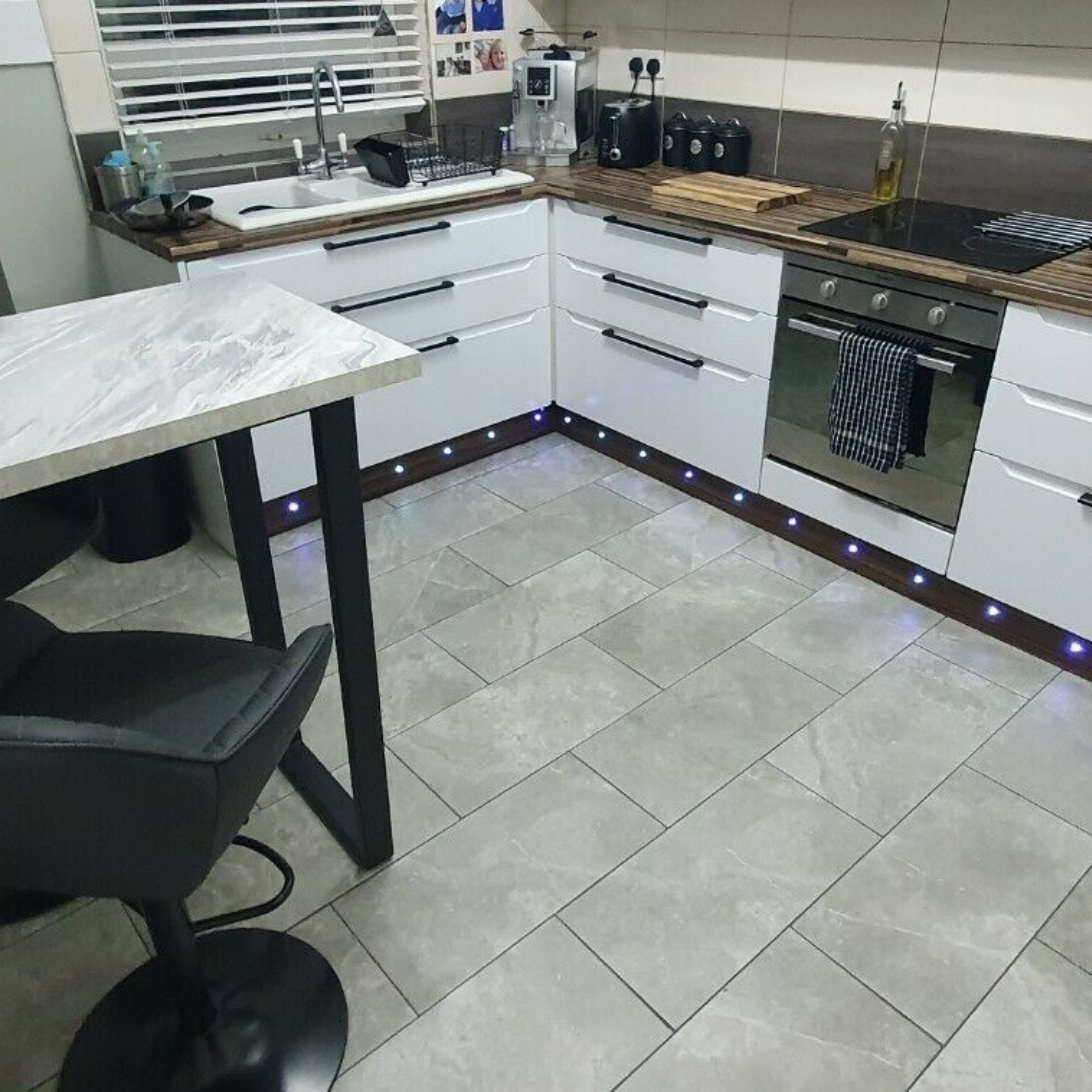 Bon Light Grey Stone Effect Porcelain Tile 30x60cm