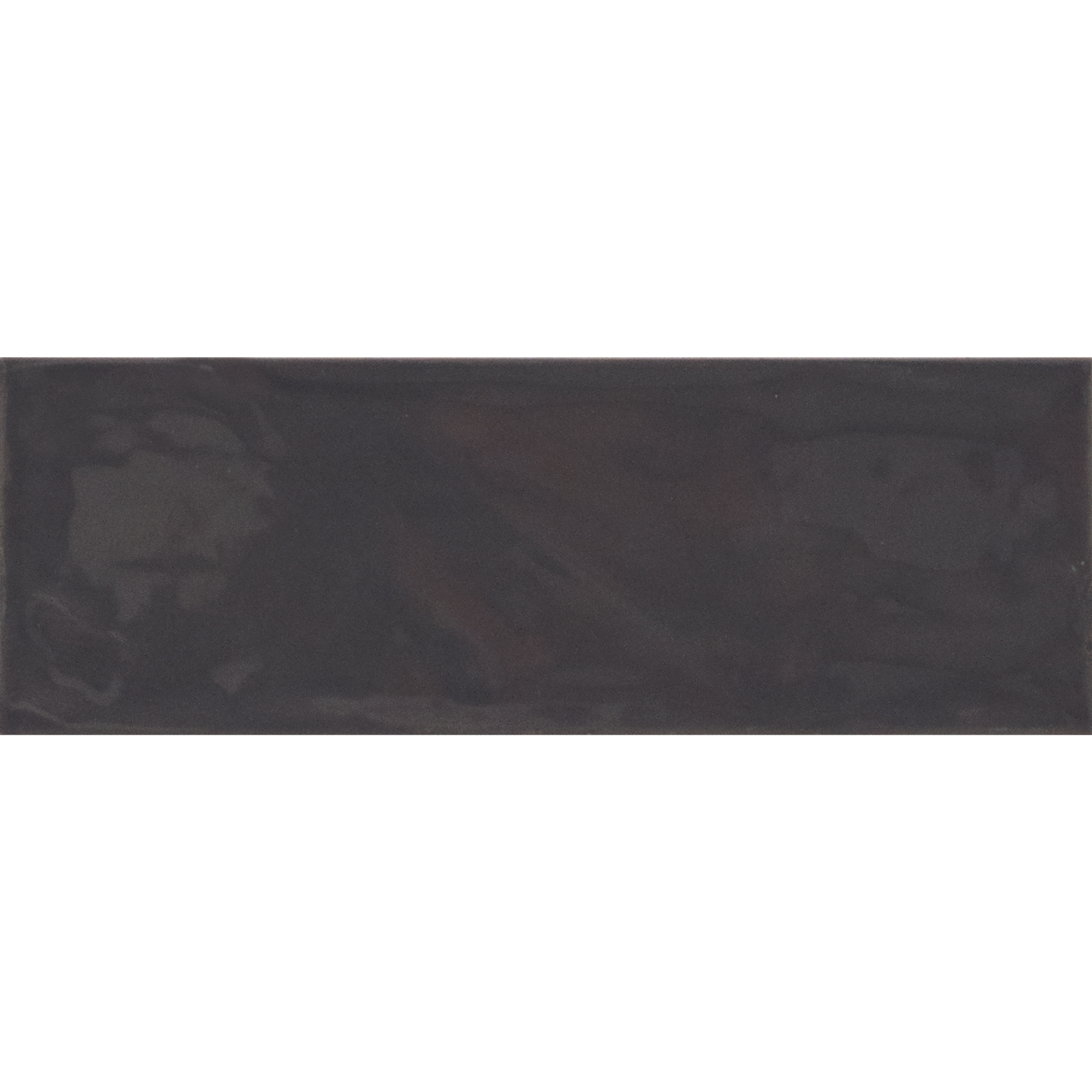 Bellagio Anthracite Ceramic Gloss Brick Wall Tile 10x30cm