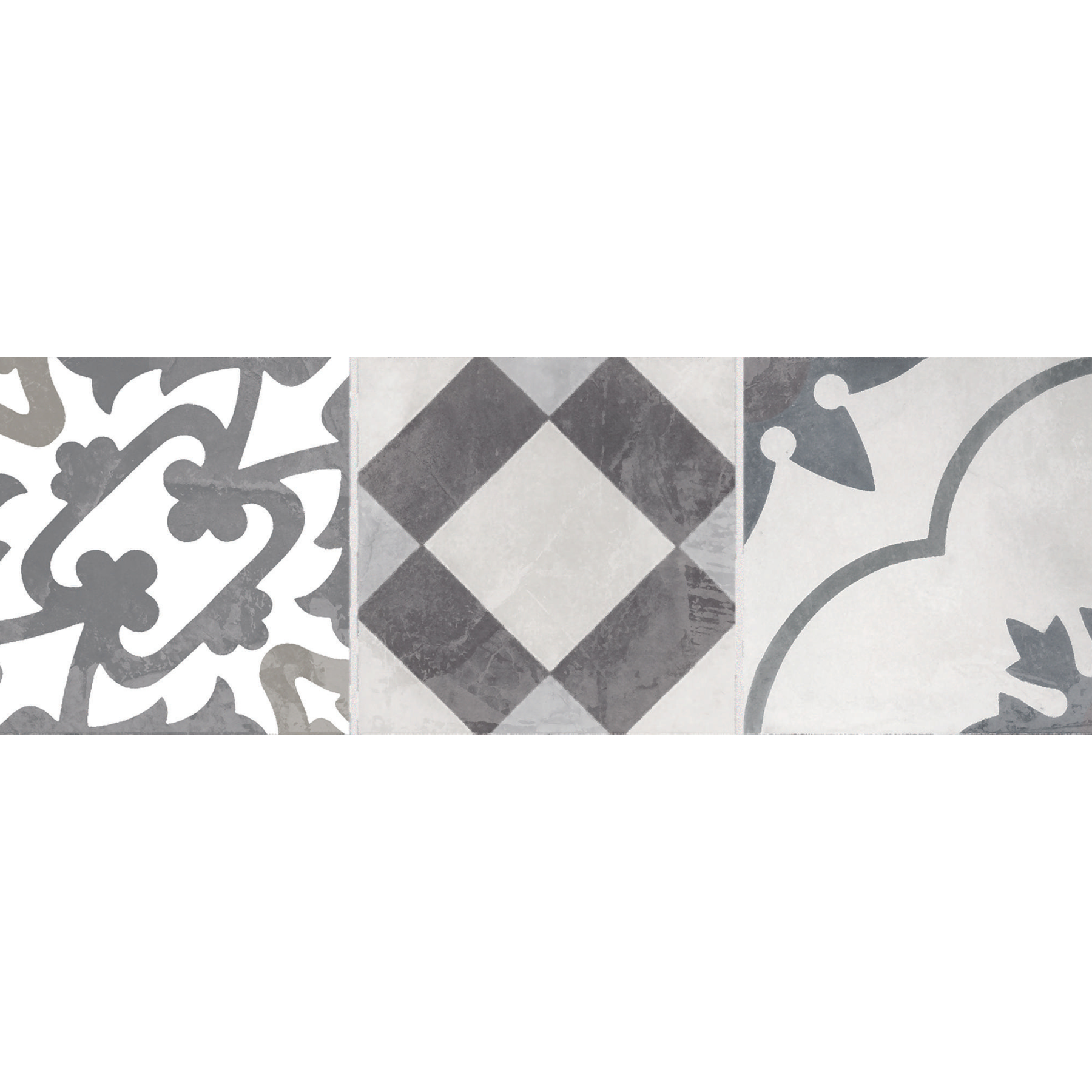 Bellagio Cold Decor Pattern Ceramic Gloss Wall Tile 10x30cm