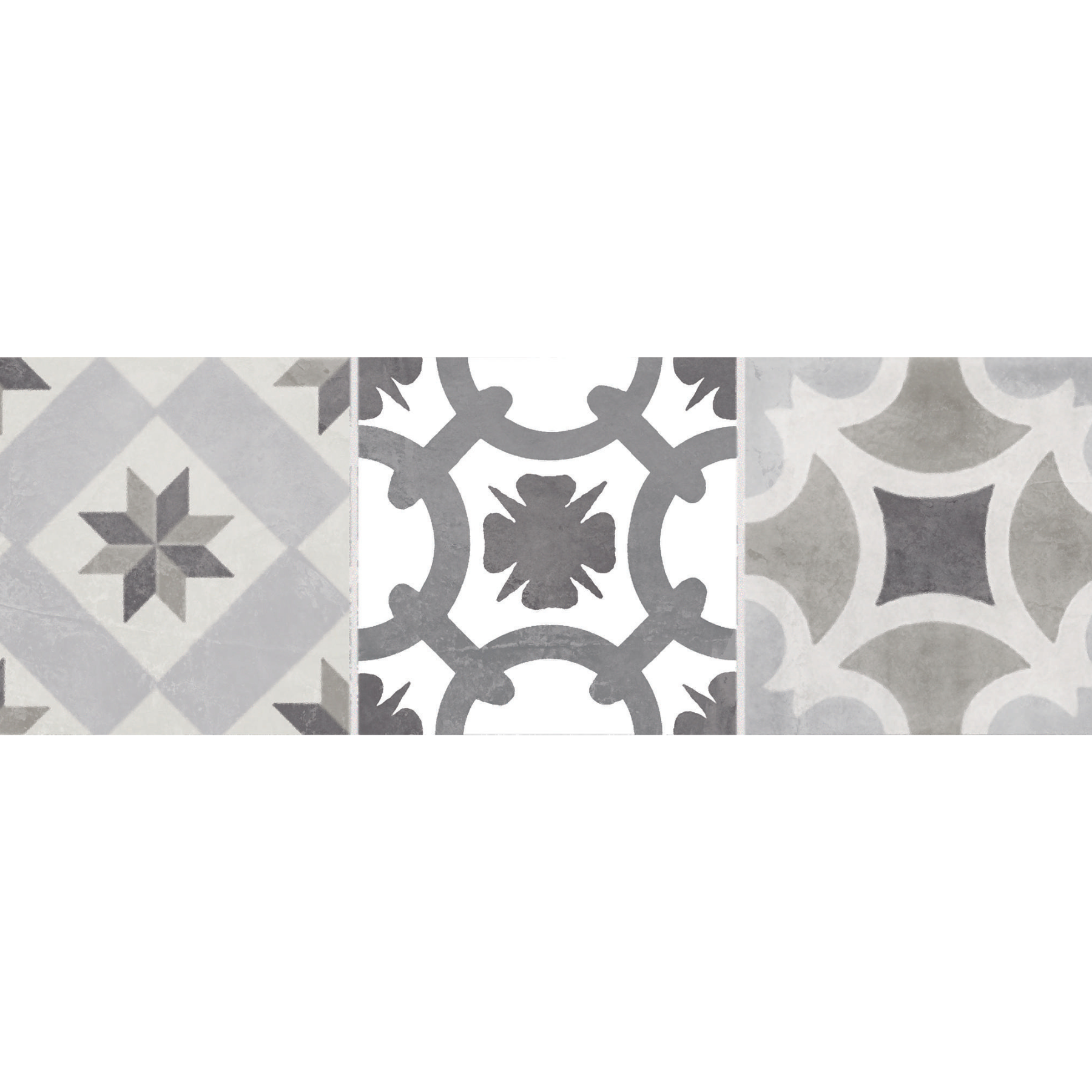 Bellagio Cold Decor Pattern Ceramic Gloss Wall Tile 10x30cm