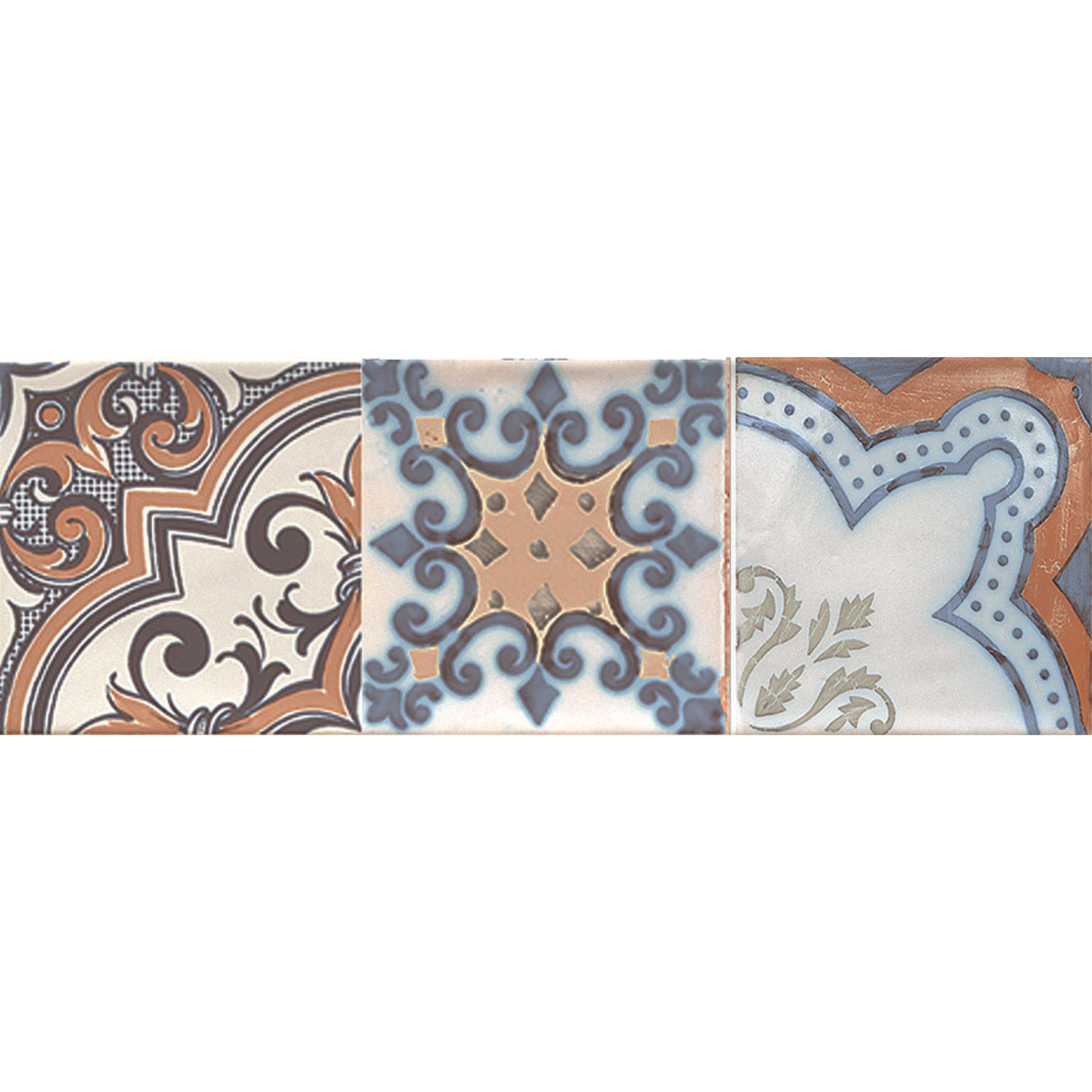 Bellagio Warm Decor Pattern Ceramic Gloss Wall Tile 10x30cm