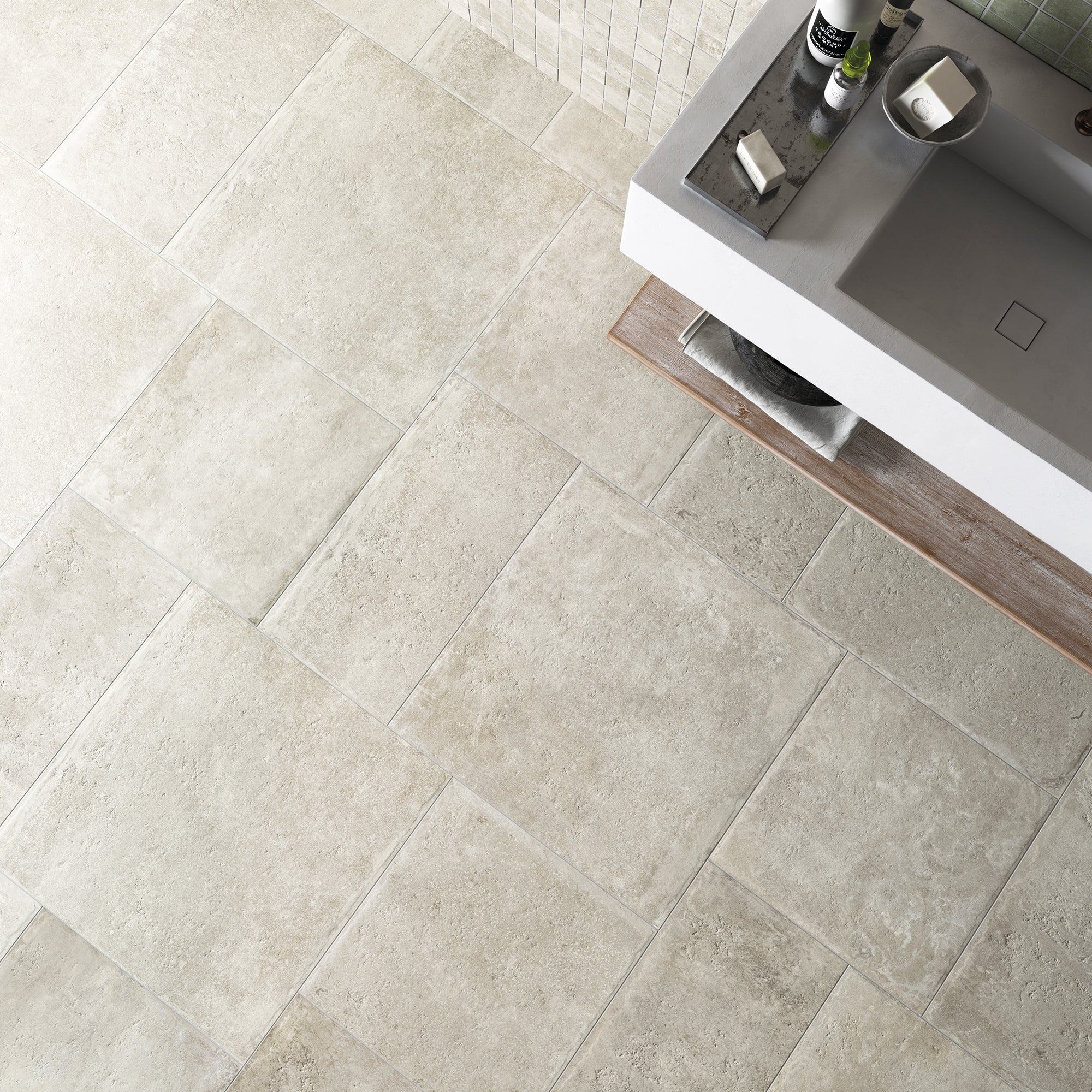 Malami Bianco Porcelain Modular Matt Tile 30x60cm
