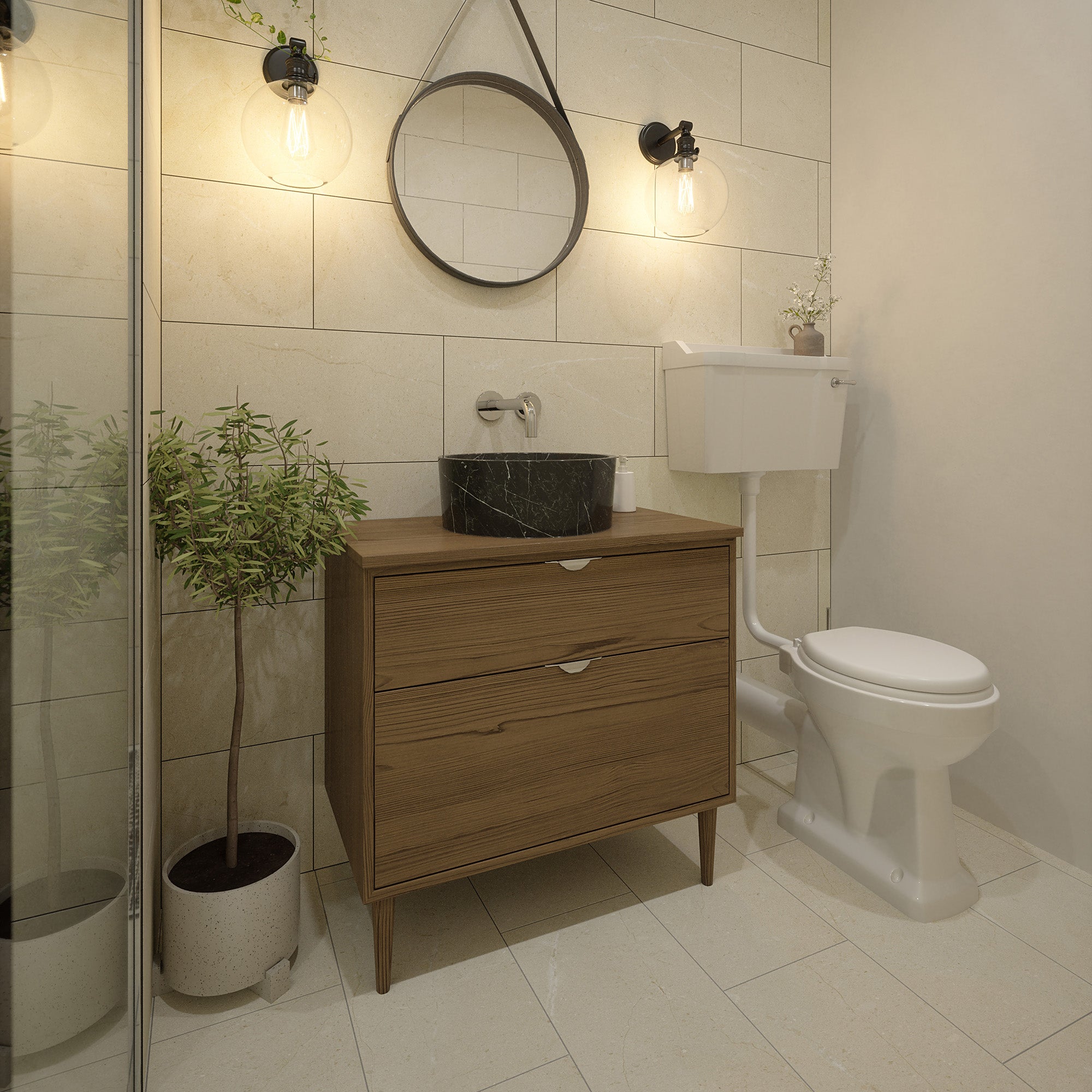 Cassari Sand Stone Effect Porcelain Matt Tile 30x60cm