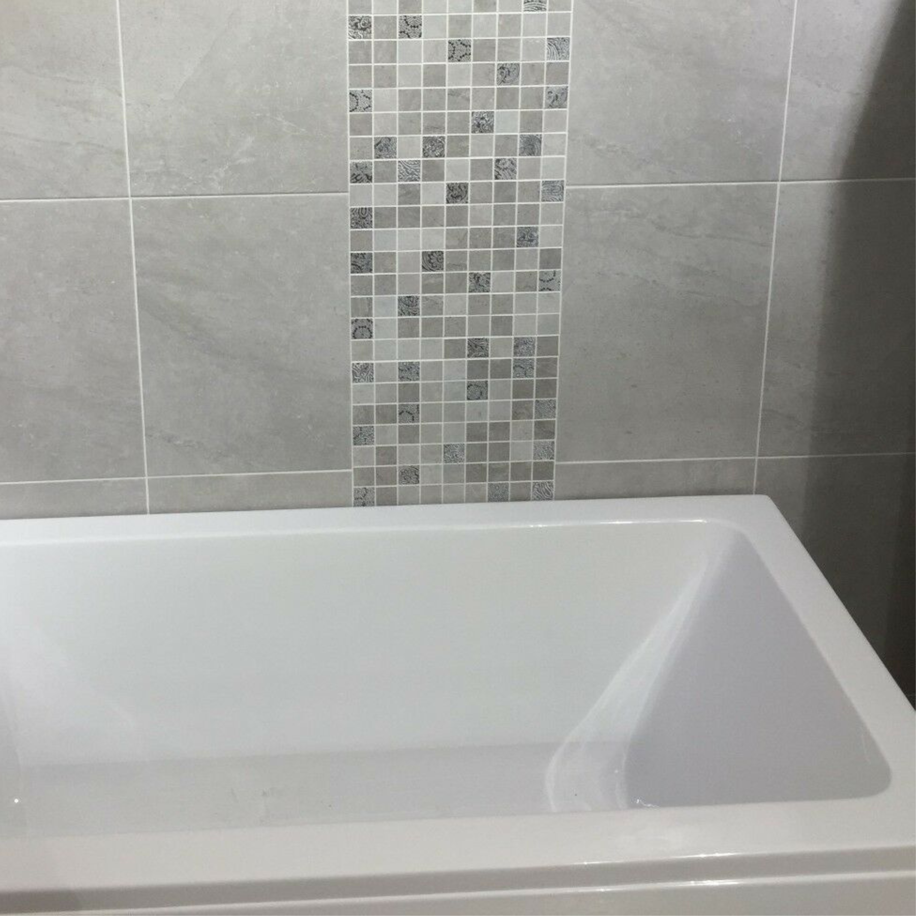 Cordoba Silver Ceramic Pattern Detail Matt Mosaic 30x30cm