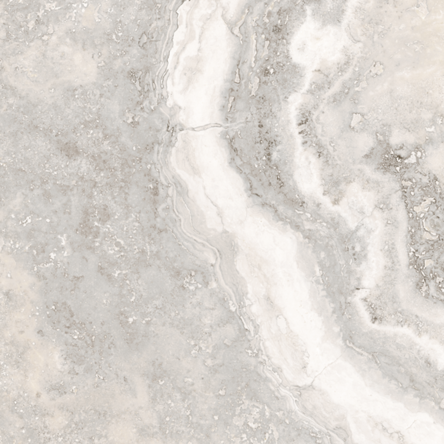 Canino Silver Travertine Effect Porcelain Tile 59.2x59.2cm