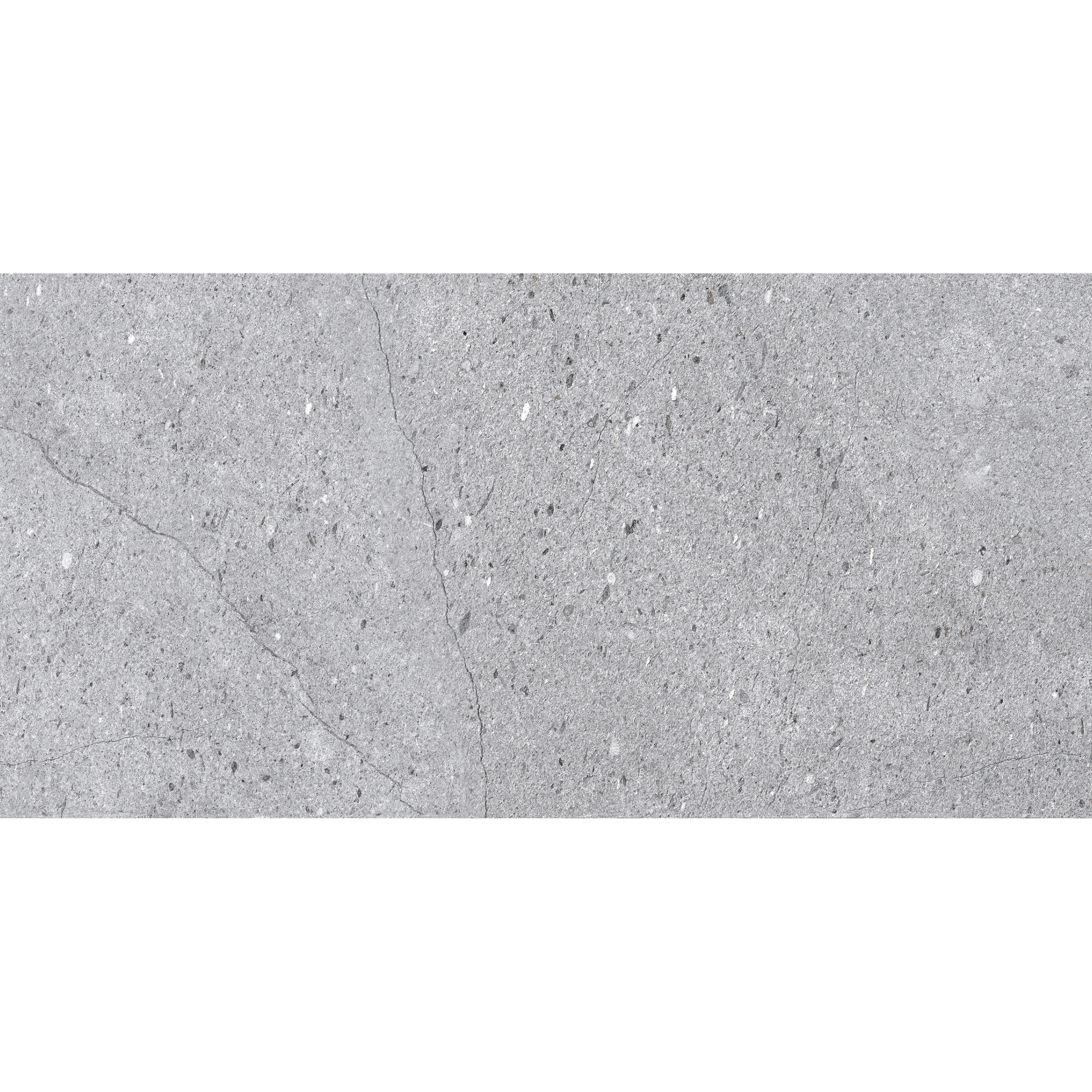 Cassari Rock Grey Stone Effect Porcelain Matt Tile 30x60cm