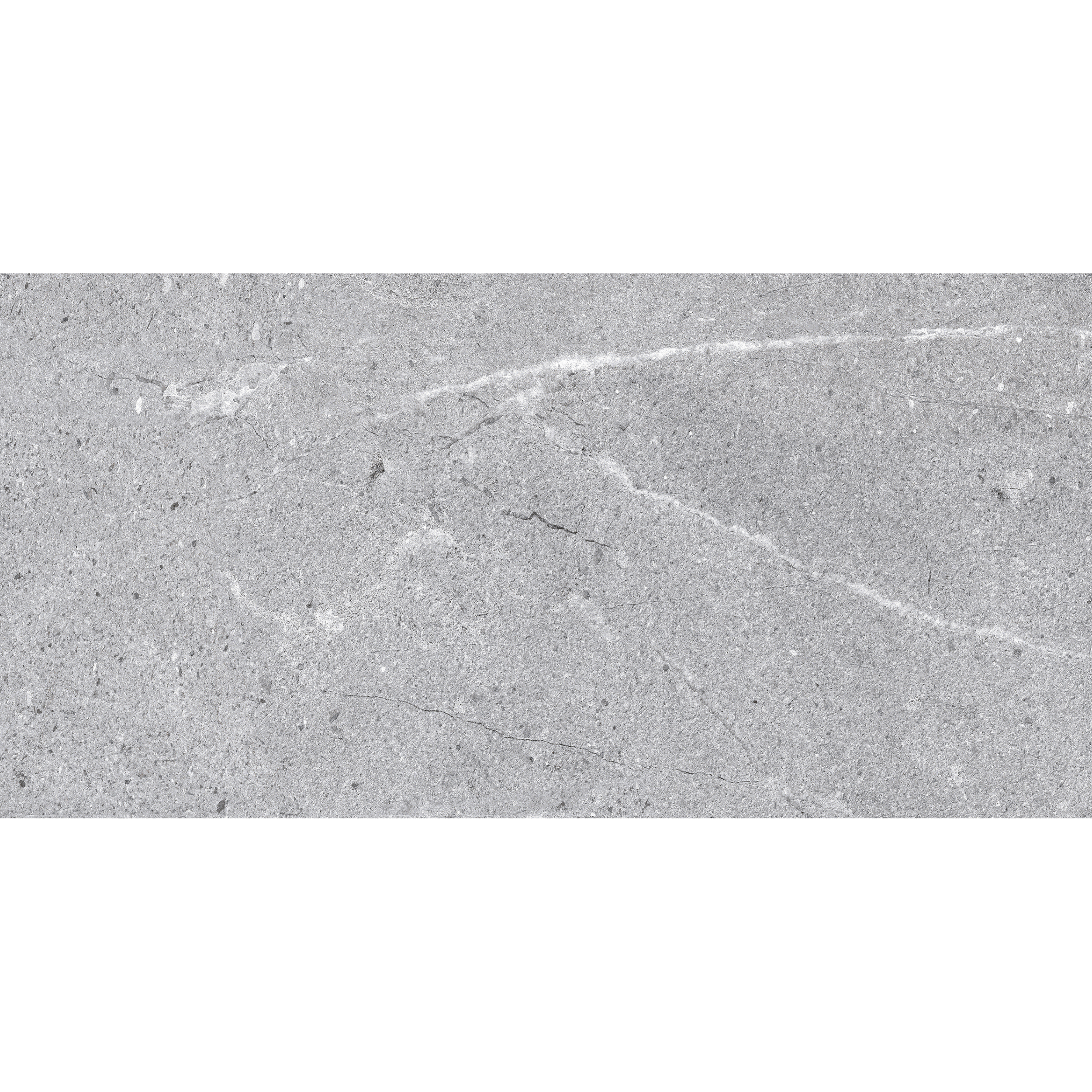 Cassari Rock Grey Stone Effect Porcelain Matt Tile 30x60cm
