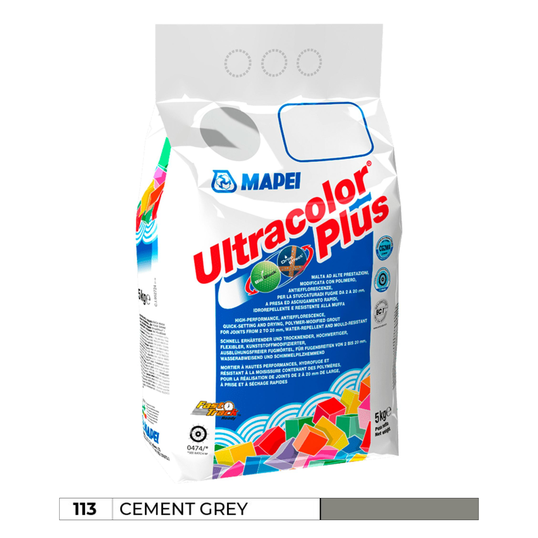 Mapei UltraColour Plus Cement Grey 113 Grout