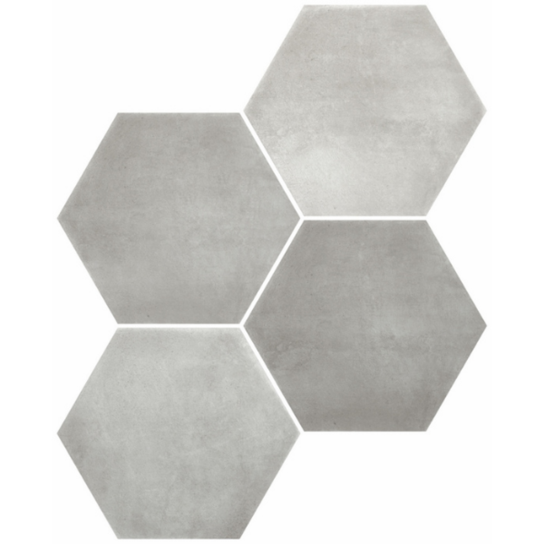 Cremona Grey Hexagonal Porcelain Matt Tile 23x27cm