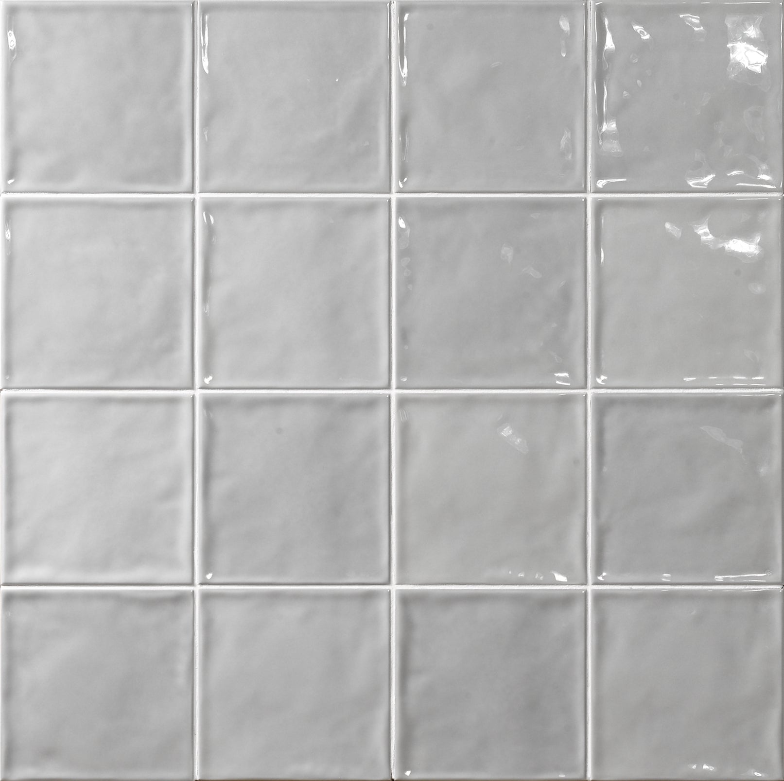 Calleo Gris Grey Ceramic Gloss Emobssed Wall Tile 15x15cm