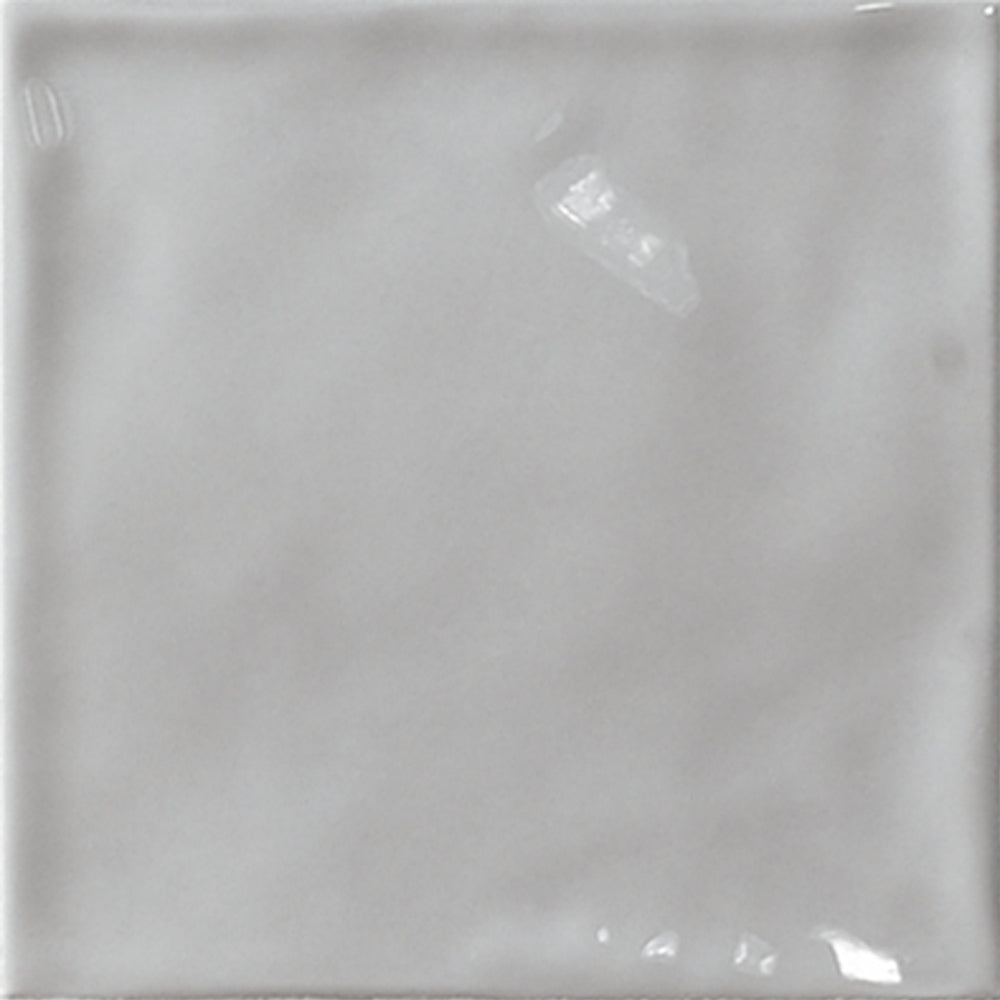 Calleo Gris Grey Ceramic Gloss Emobssed Wall Tile 15x15cm