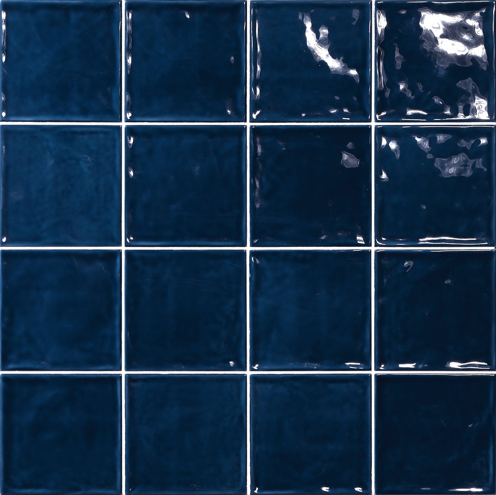 Calleo Marino Dark Blue Ceramic Gloss Wall Tile 15x15cm