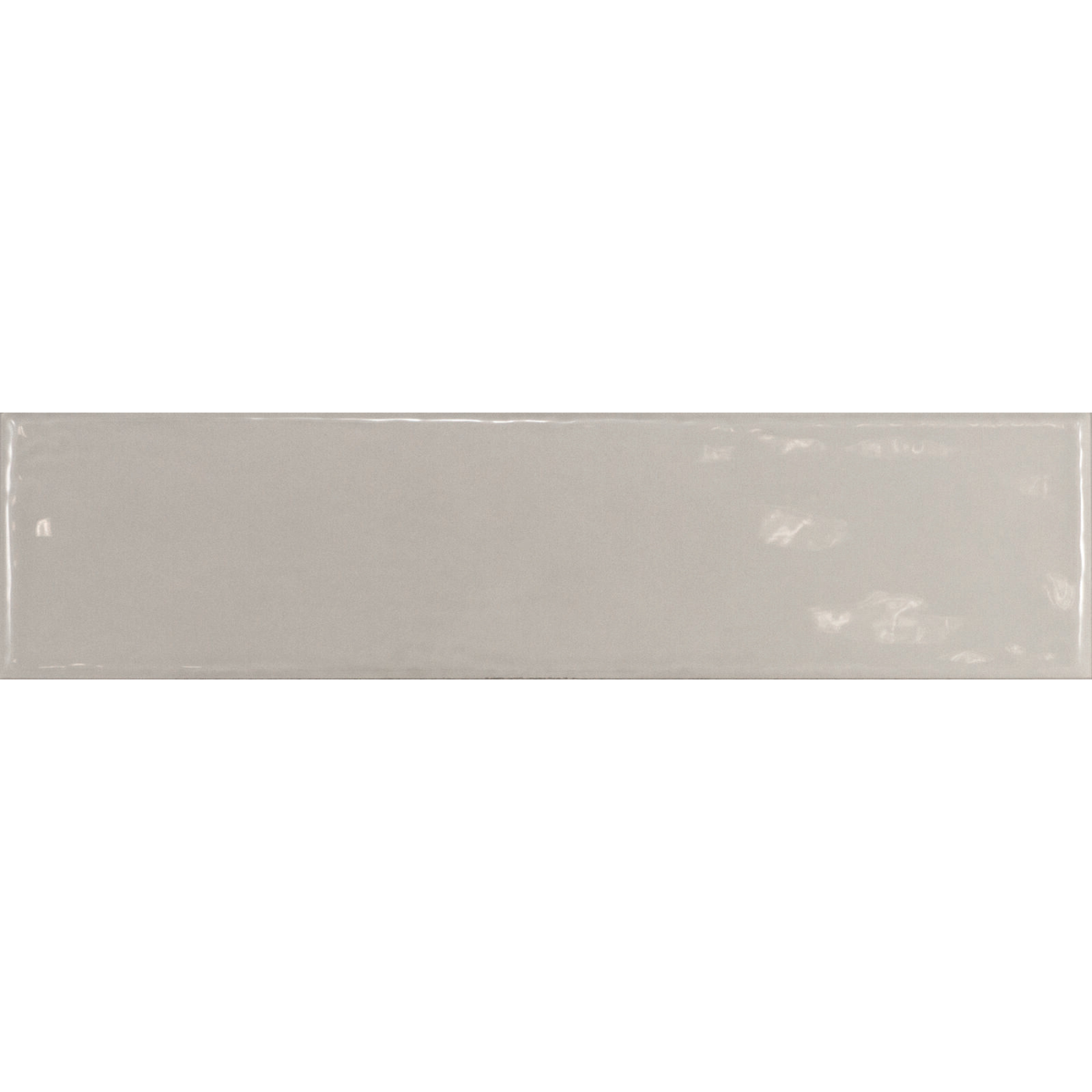 Corato Light Grey Ceramic Gloss Brick Wall Tile 7.5x30cm
