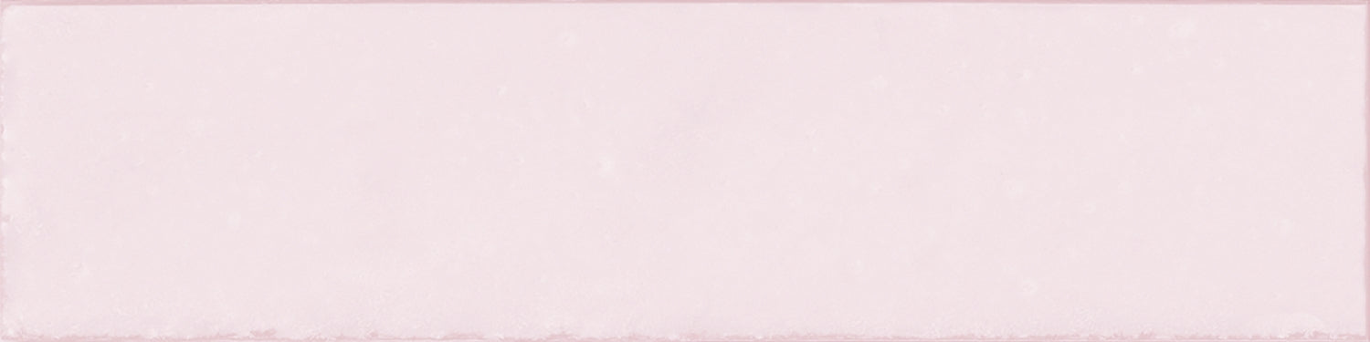 Daloa Pink Pastel Ceramic Gloss Brick Wall Tile 7.5x30cm