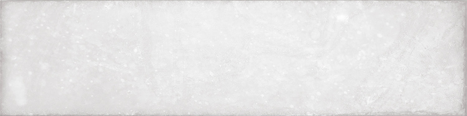 Daloa White Ceramic Gloss Brick Wall Tile 7.5x30cm