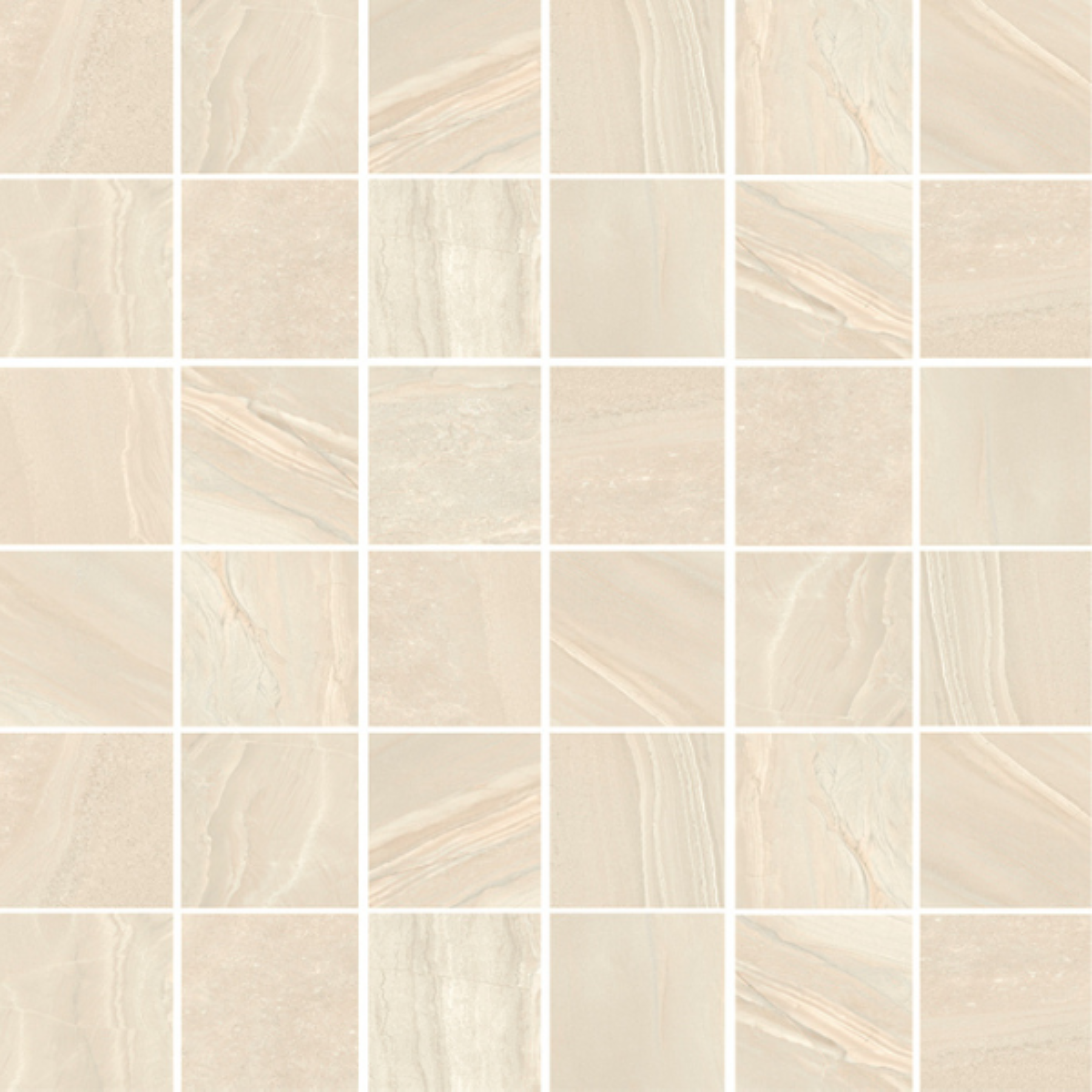 Dallas Marfil Ceramic Satin Finish Wall Mosaic 30x30cm