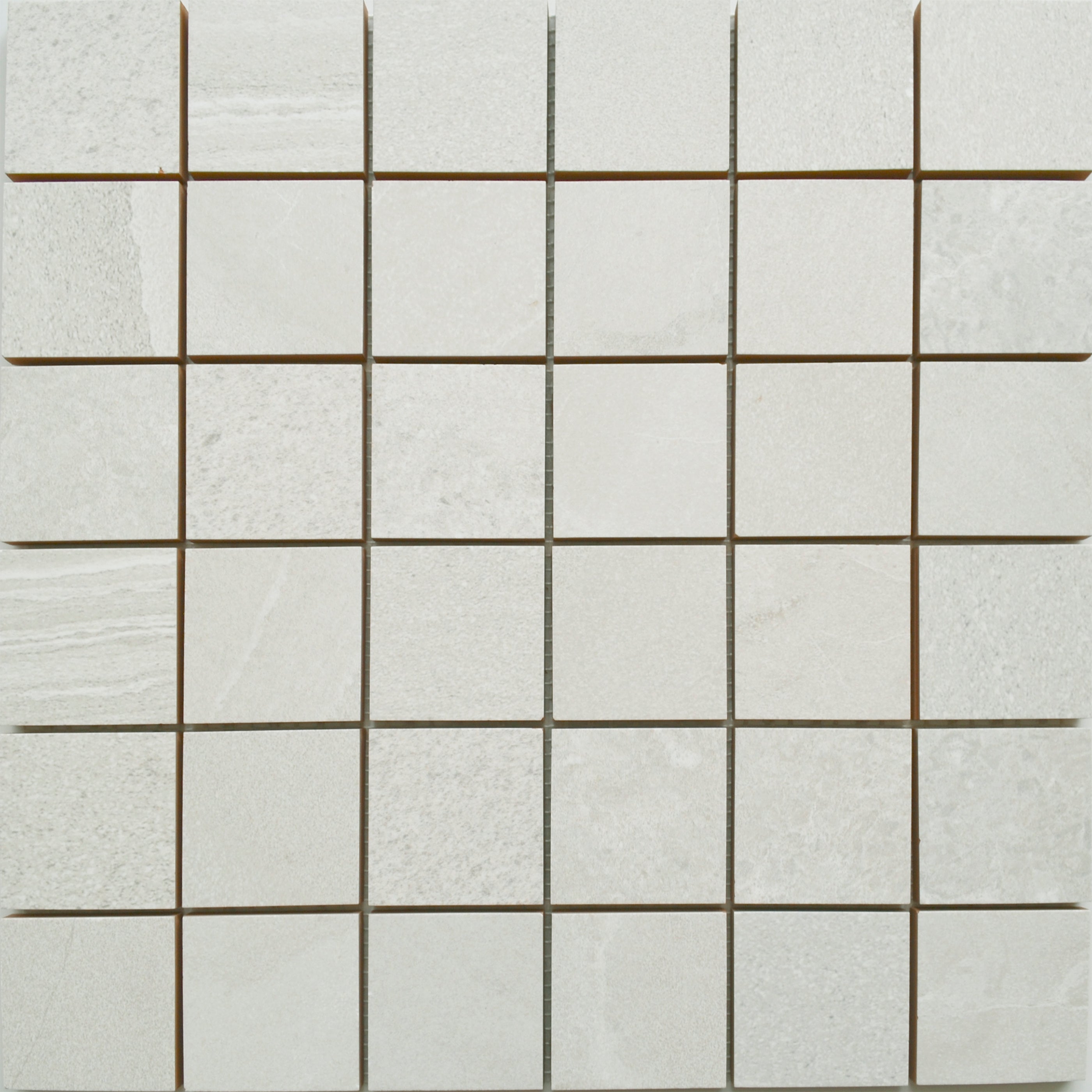 Dallas Nacar White Ceramic Satin Wall Mosaic 30x30cm