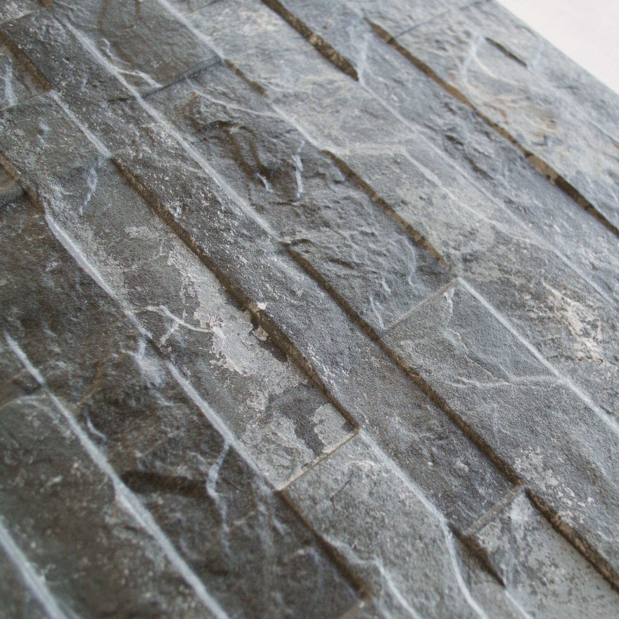 Split-Face Dark Grey Porcelain Textured Wall Tile 30x60cm