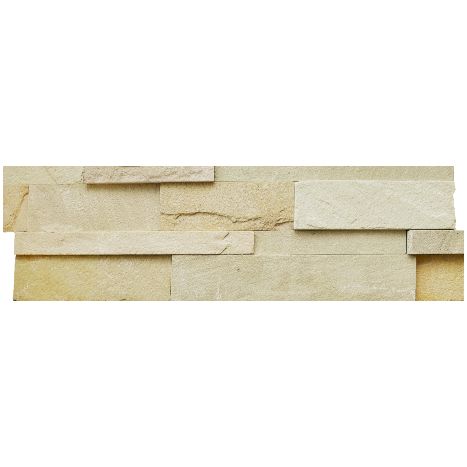 Scapestone Desert Sandstone Split Face Wall Cladding 15x60cm