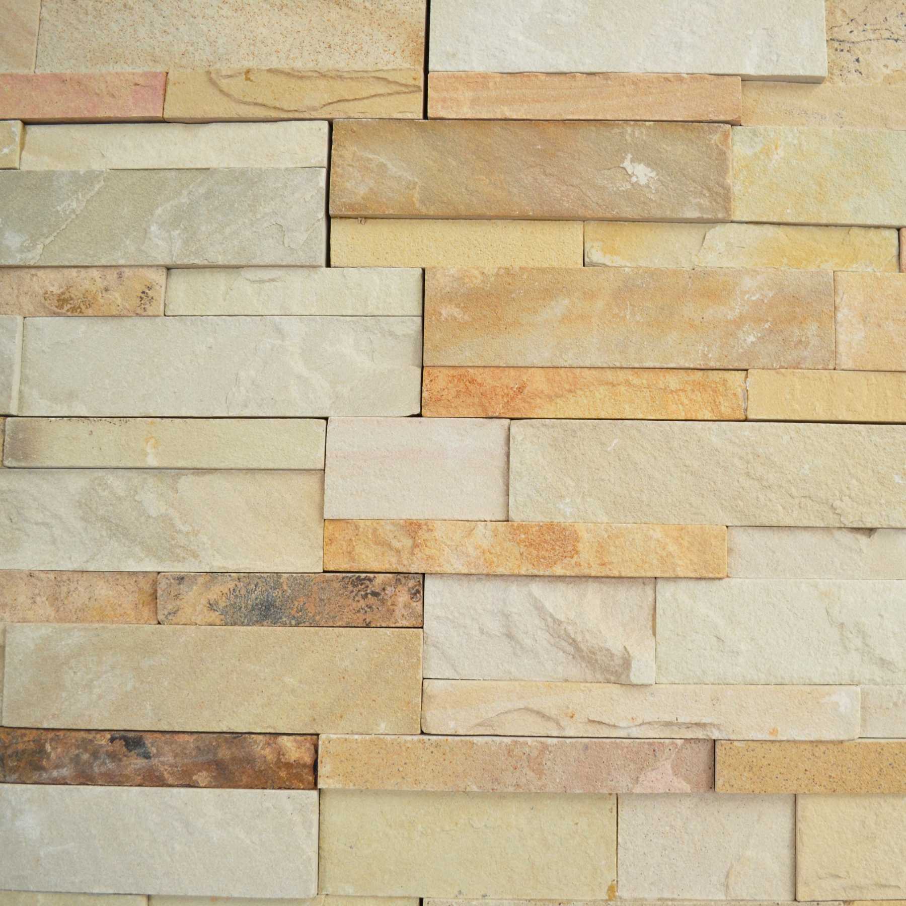Scapestone Desert Sandstone Split Face Wall Cladding 15x60cm