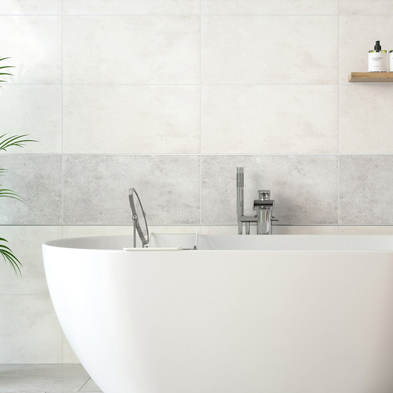 Lux Bianco Porcelain Polished Rectified Tile 30x60cm