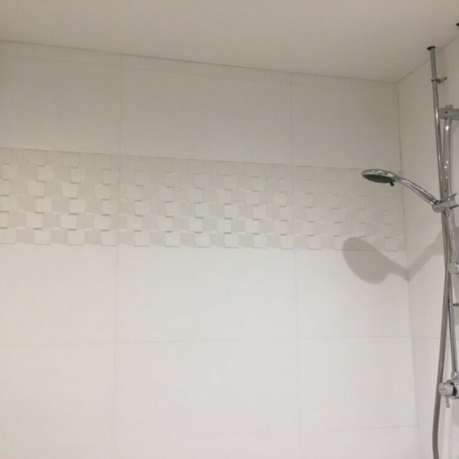 Empoli White Ceramic Satin Textured 3D Wall Tile 30x60cm