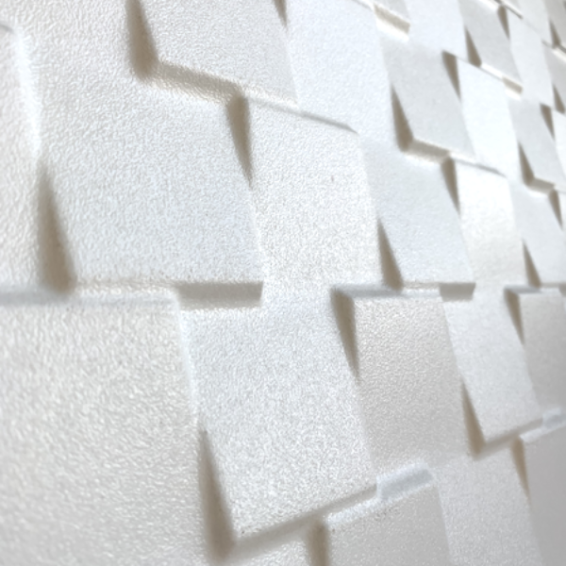Empoli White Ceramic Satin Textured 3D Wall Tile 30x60cm