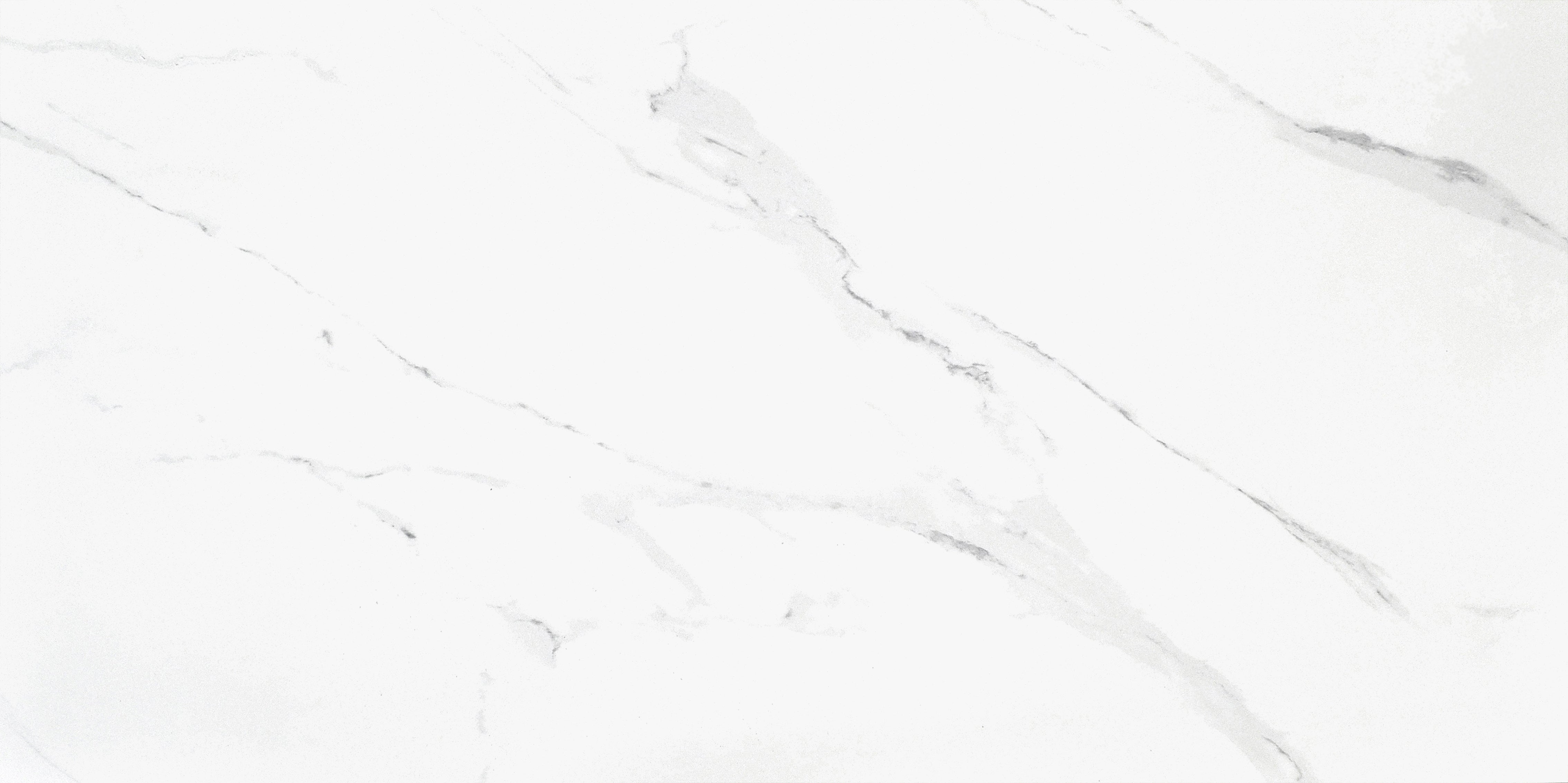 Classic Carrara Polished White Marble Porcelain 60x120cm