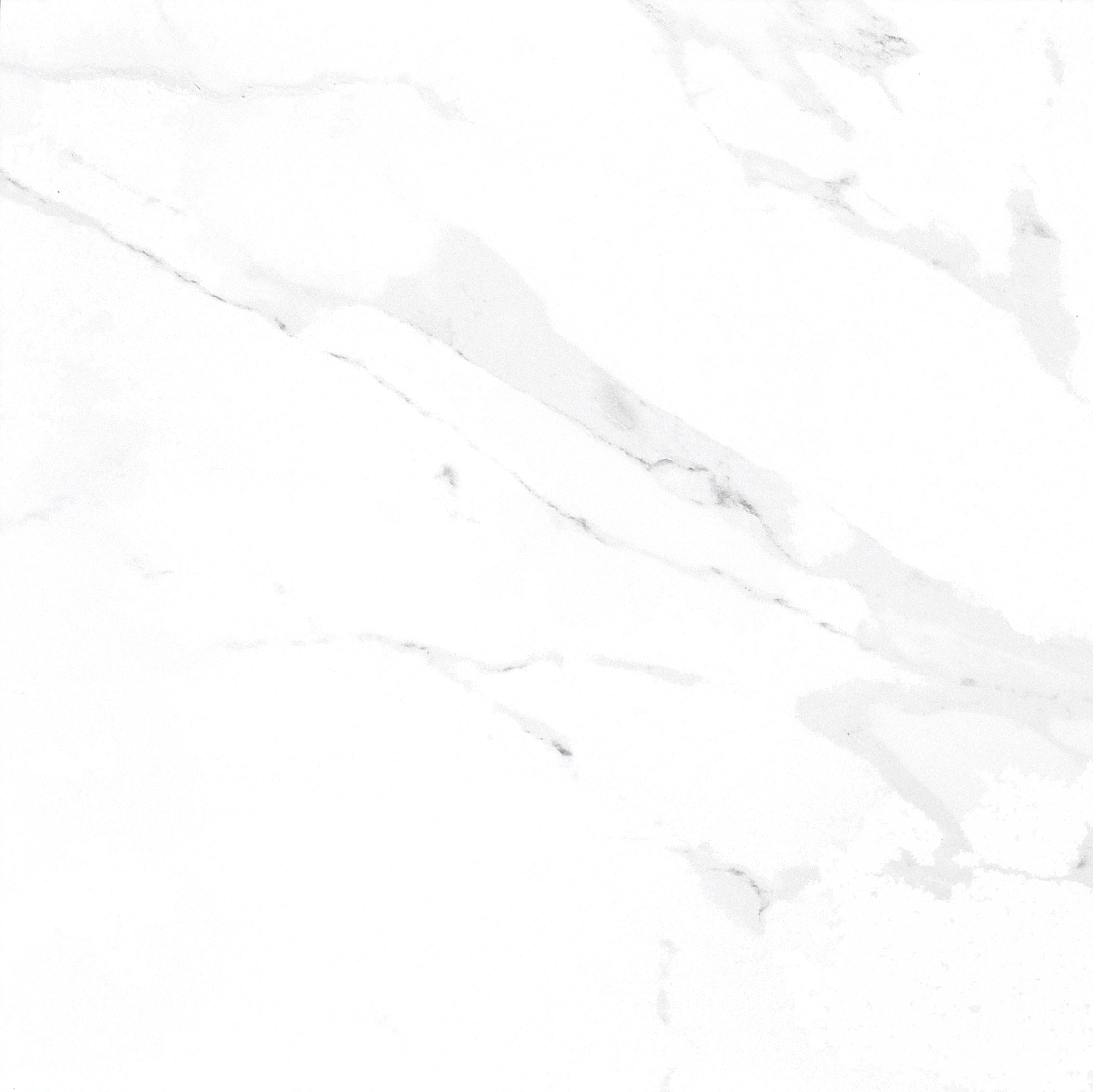 Classic Carrara Matt White Marble Effect Porcelain 60x60cm