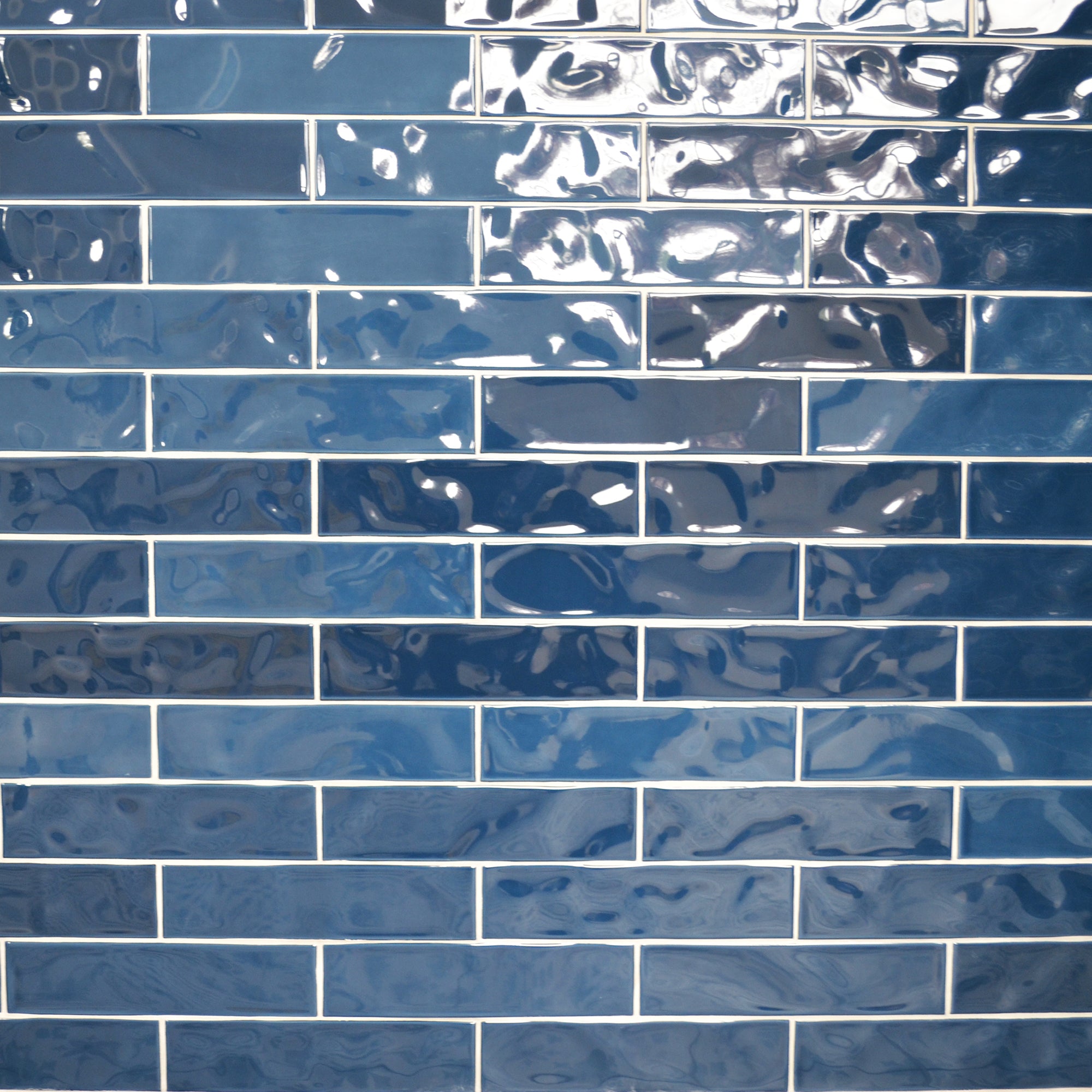 Florida Marino Cobalt Blue Ceramic Gloss Wall Tile 7.5x30cm