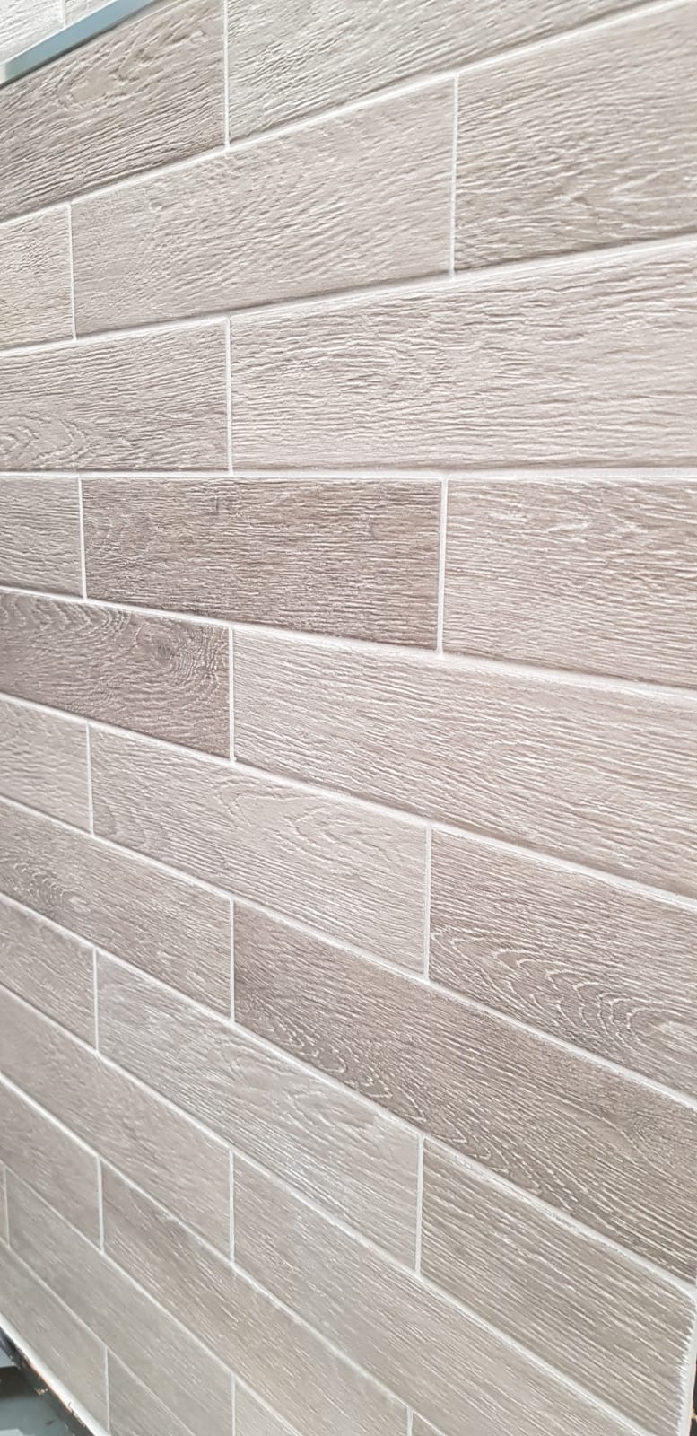 Parquet Taupe Grey Italian Porcelain Wood Effect Tile 7x28cm