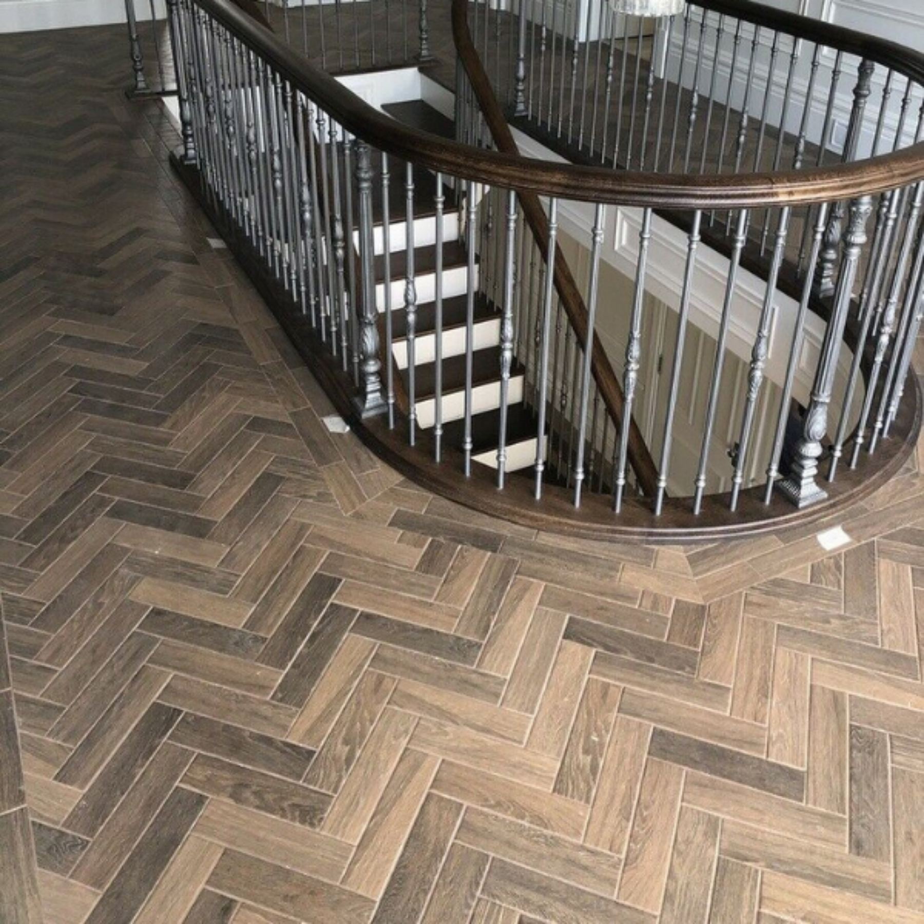 Parquet Brun Porcelain Textured 7x28cm
