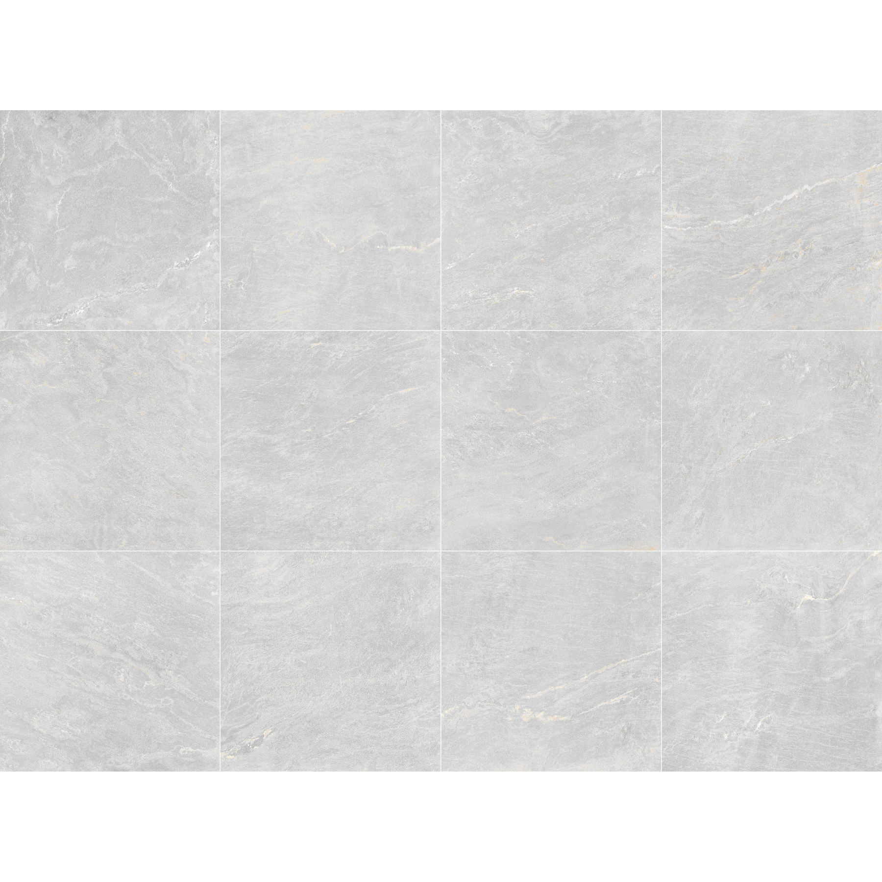 Florin Silver Slip Resistant Porcelain Textured Tile 60x60cm